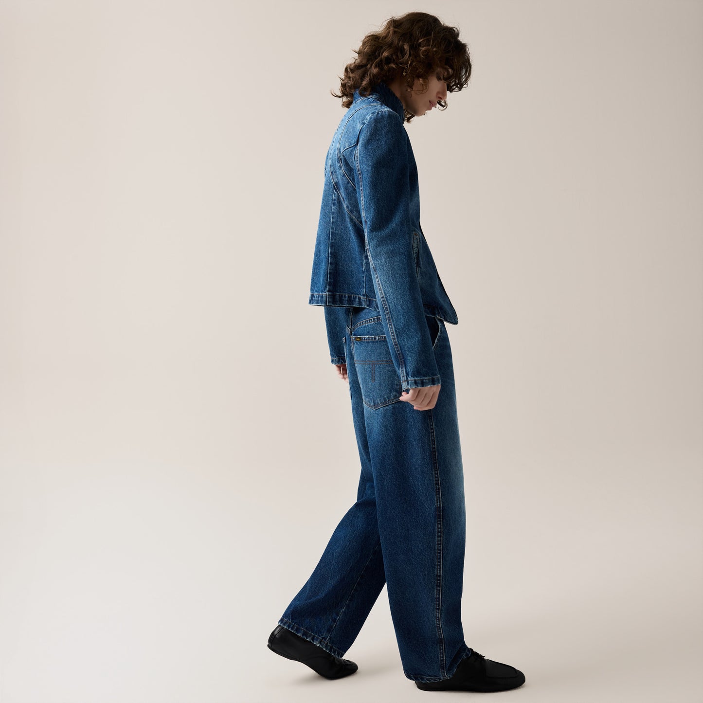 LOIS DALI BARREL CHINO DARK STONE