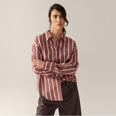 LOIS CARYN BLOUSE STRIPED