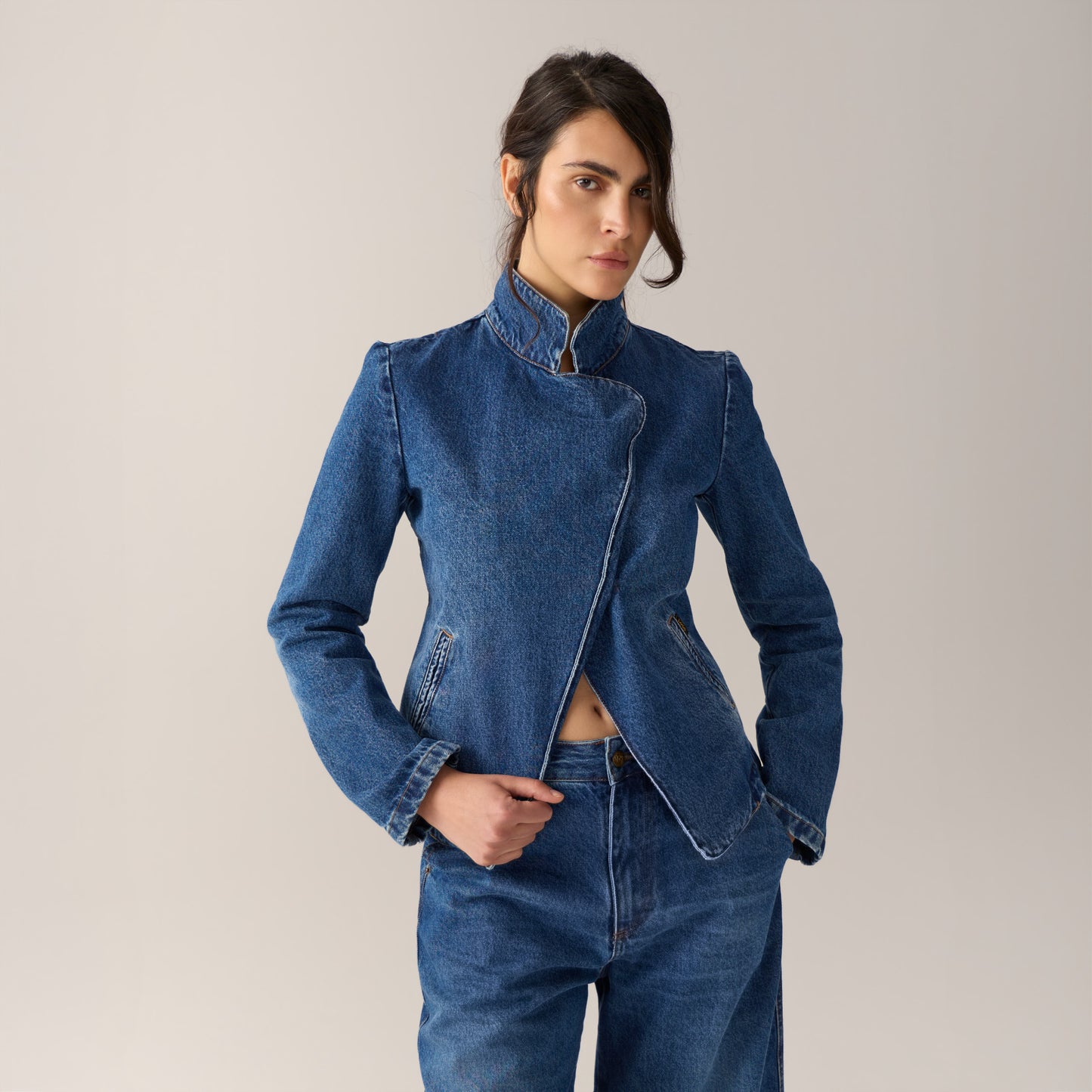 LOIS REA JACKET DARK STONE
