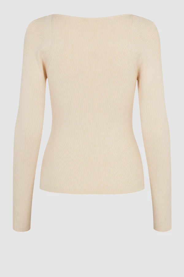 SECOND FEMALE SOLIA KNITTED TOP CREAM