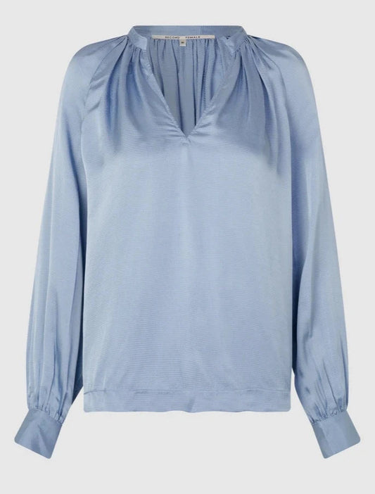 SECOND FEMALE NORMA BLOUSE BLUE