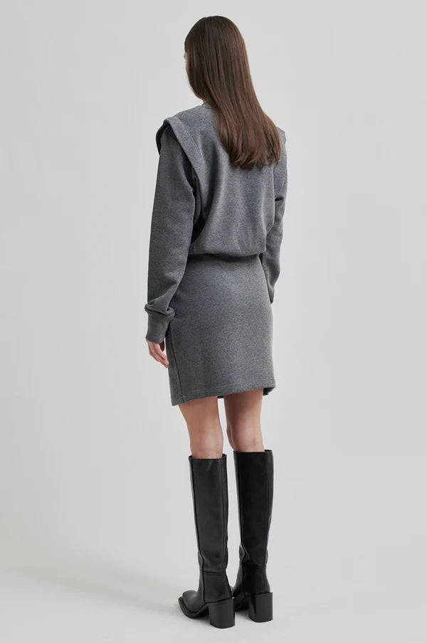 SECOND FEMALE ABADELL SWEAT DRESS GREY