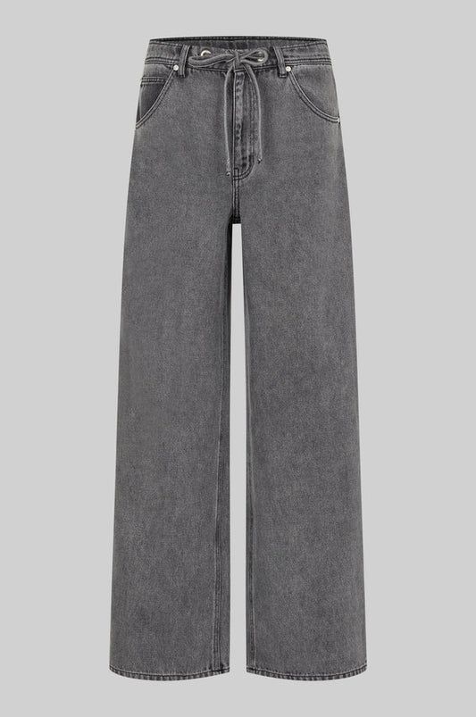 SECOND FEMALE IRVIN DENIM JEANS DARK GREY