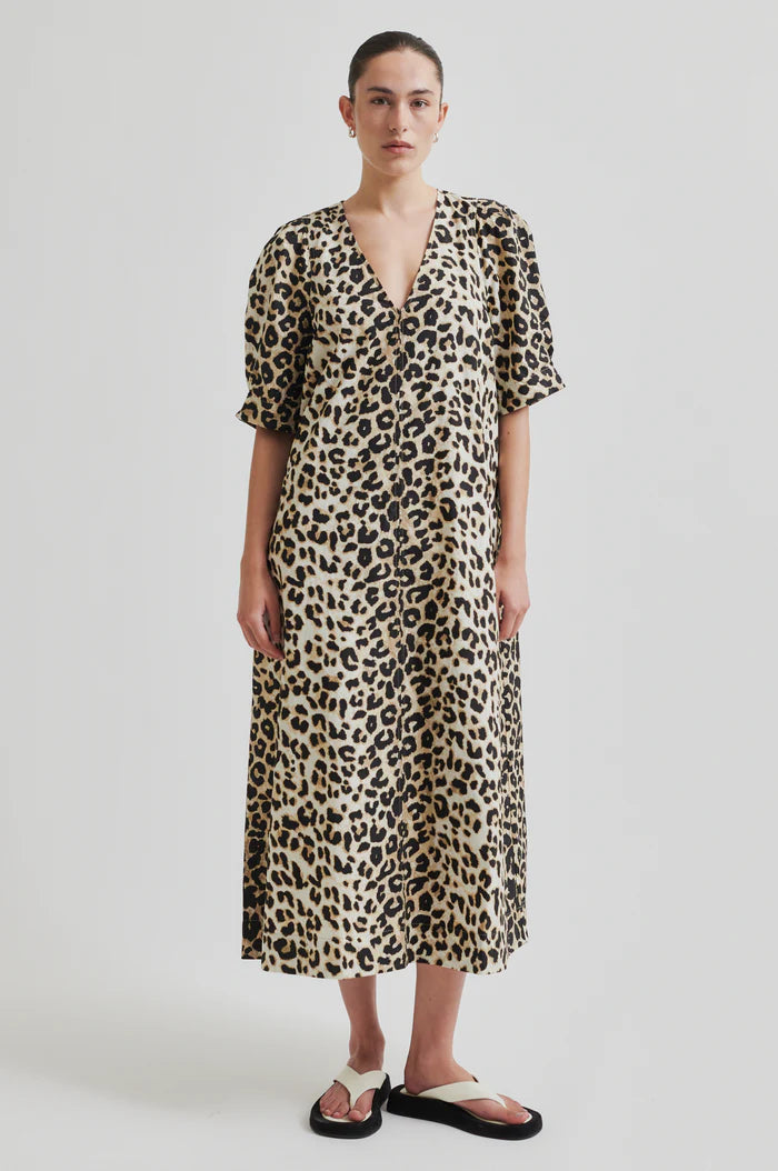 SECOND FEMALE LEOA MAXI DRESS LEOPARD