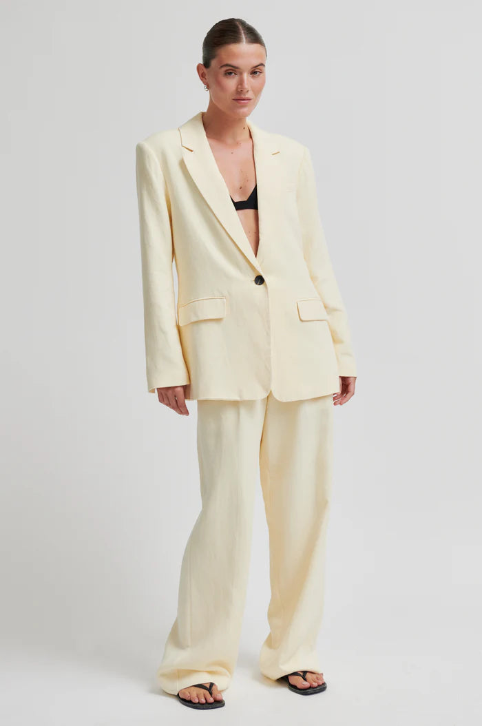 SECOND FEMALE LINO BLAZER - S. LABELS