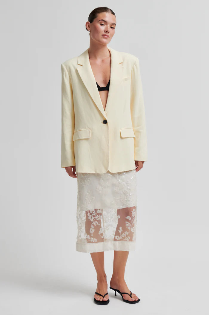 SECOND FEMALE LINO BLAZER - S. LABELS
