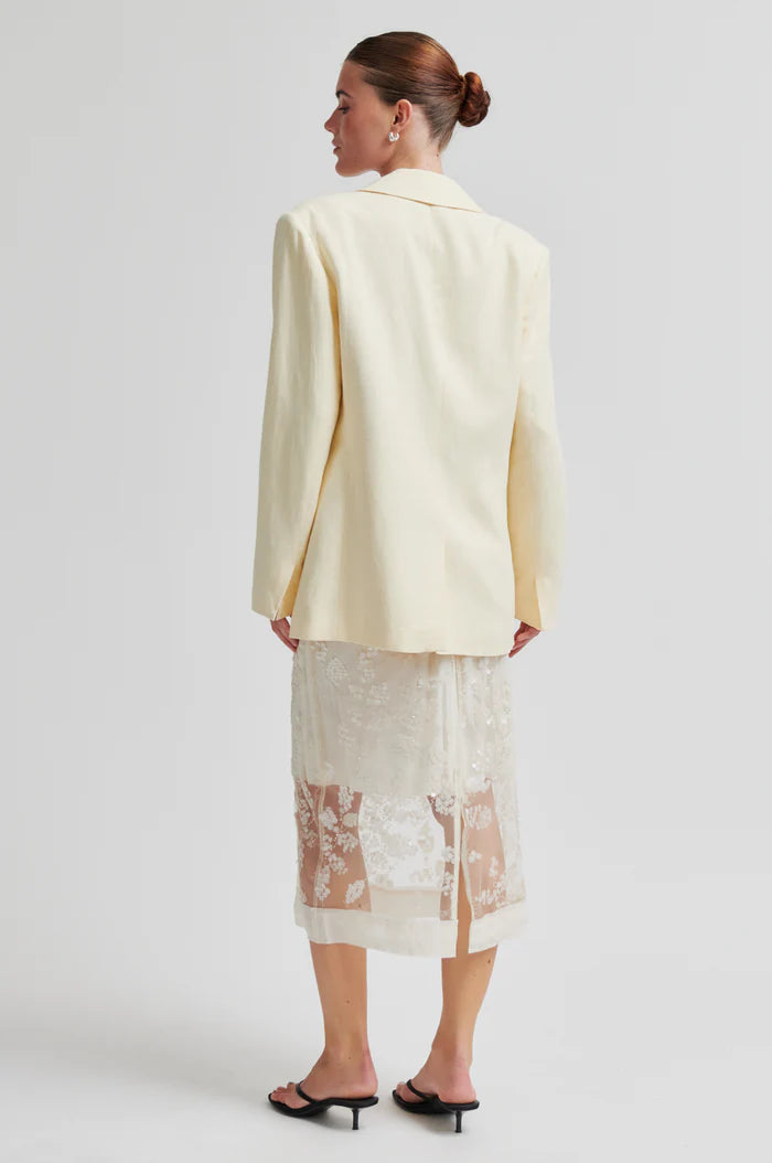 SECOND FEMALE LINO BLAZER - S. LABELS