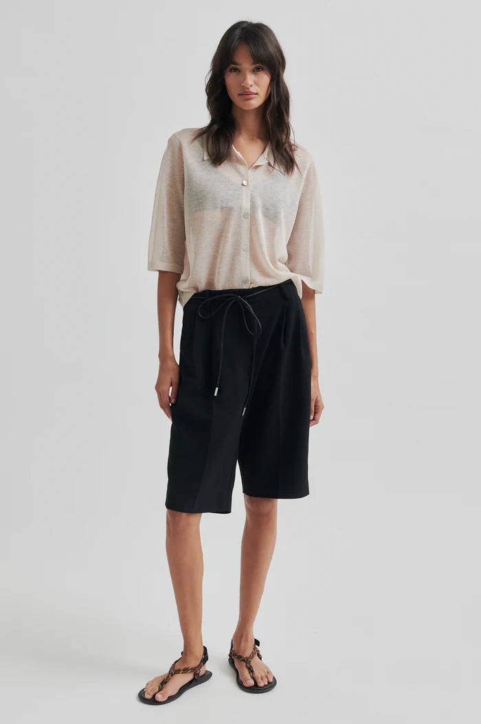 SECOND FEMALE TINKE KNIT POLO ECRU