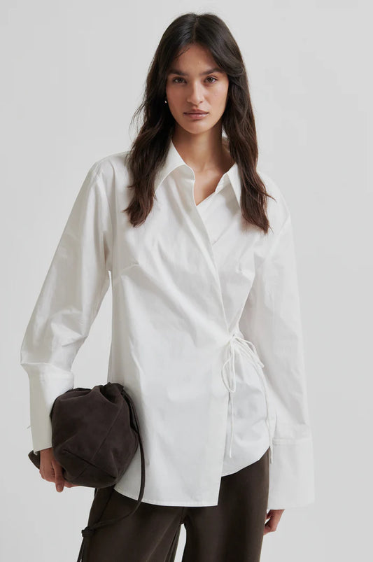SECOND FEMALE NOOVA WRAP BLOUSE WIT