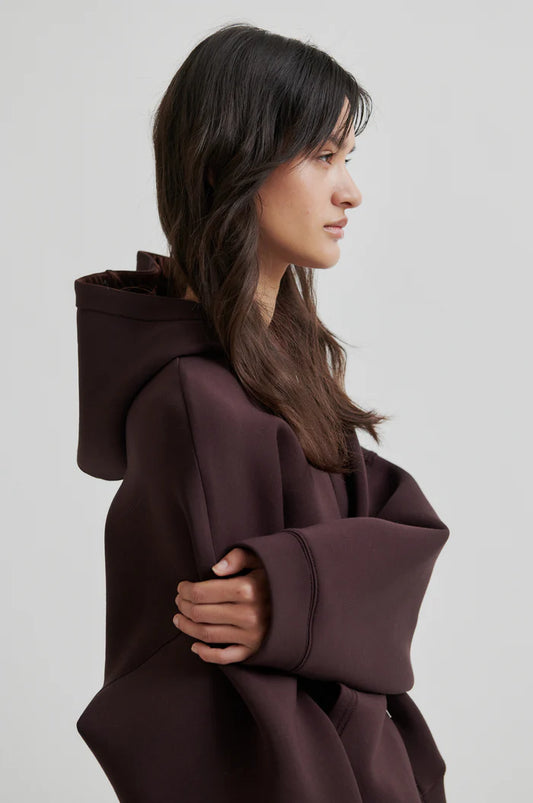SECOND FEMALE NORTH HOODIE CHOCOLATE PLUM