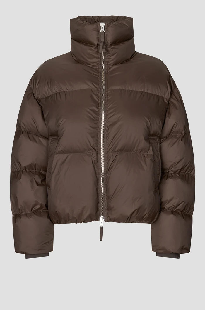 SECOND FEMALE RIYA PUFFER JACKET BROWN