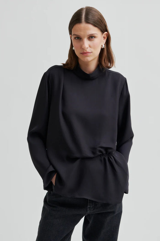 SECOND FEMALE GIARA BLOUSE ZWART