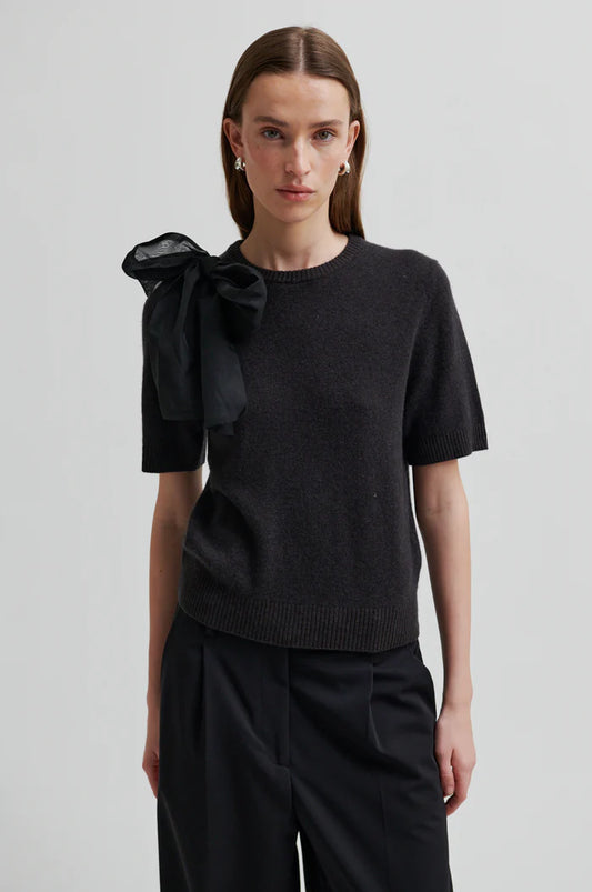 SECOND FEMALE LEARA KNIT ZWART