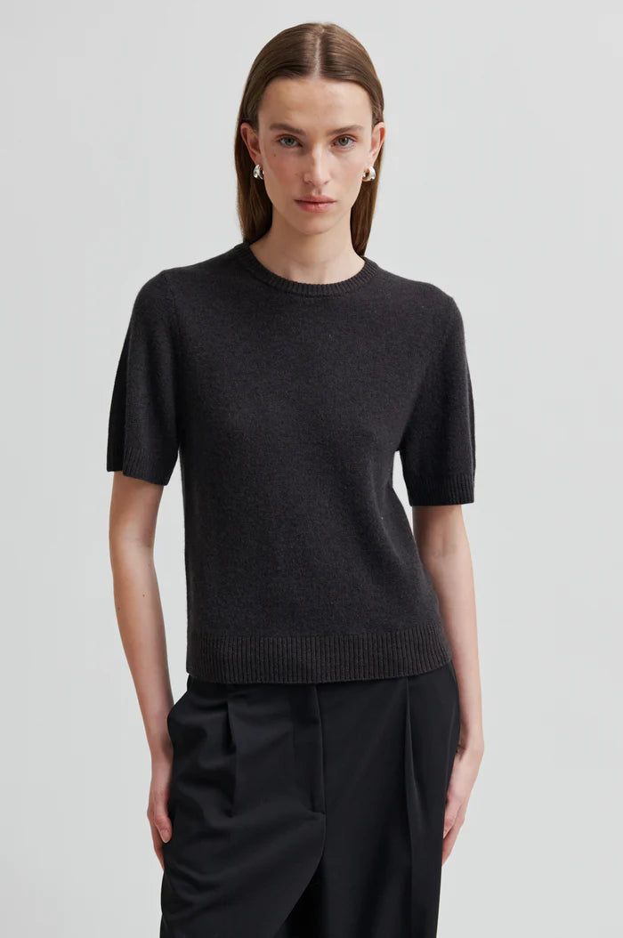 SECOND FEMALE LEARA KNIT ZWART