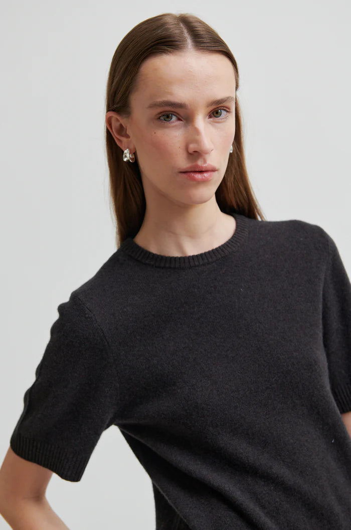SECOND FEMALE LEARA KNIT ZWART