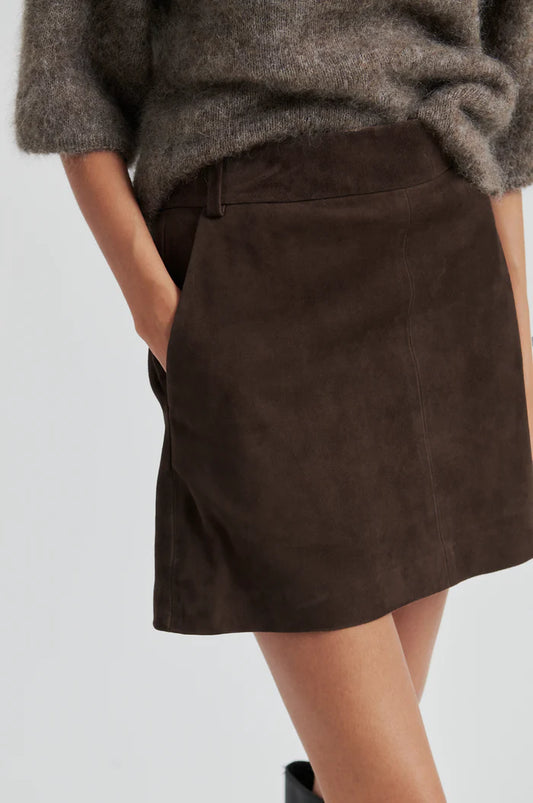 SECOND FEMALE NOORMIE SUEDE SKIRT