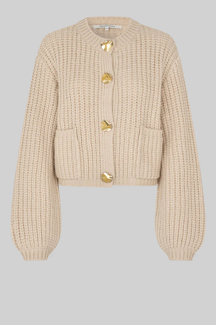 SECOND FEMALE ULRIKKE VEST BEIGE - S. LABELS