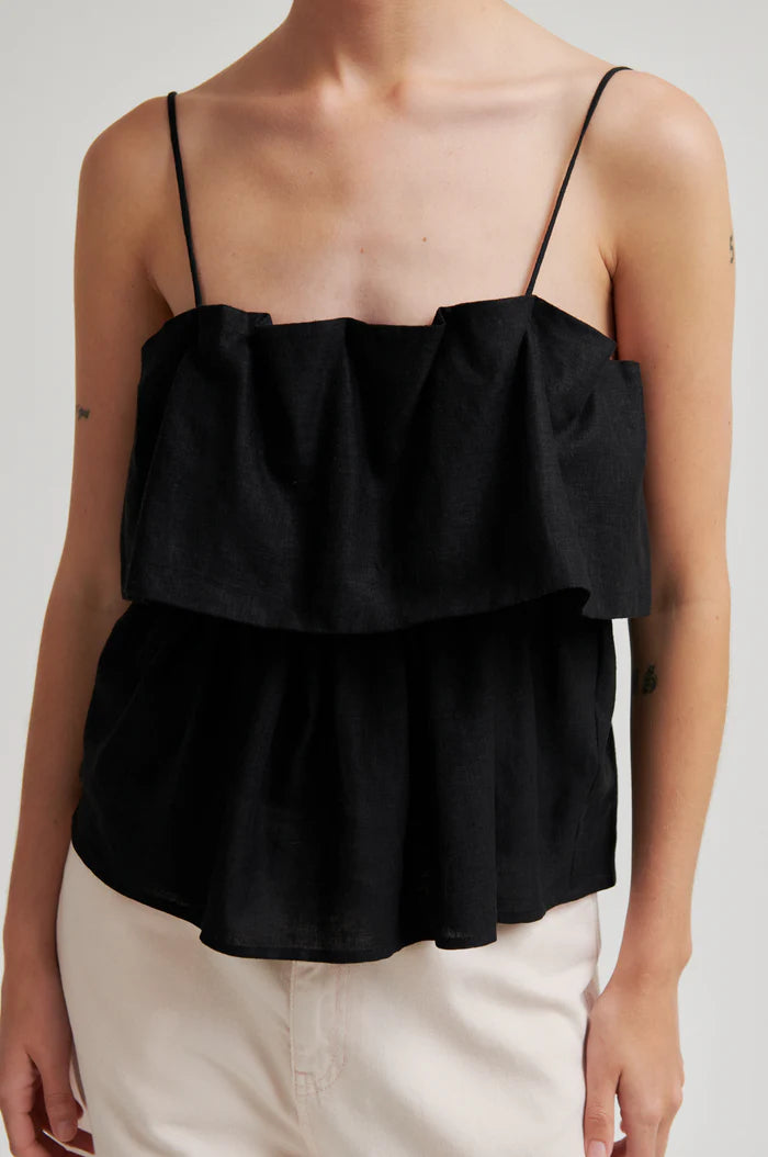 SECOND FEMALE AIE TOP ZWART - S. LABELS
