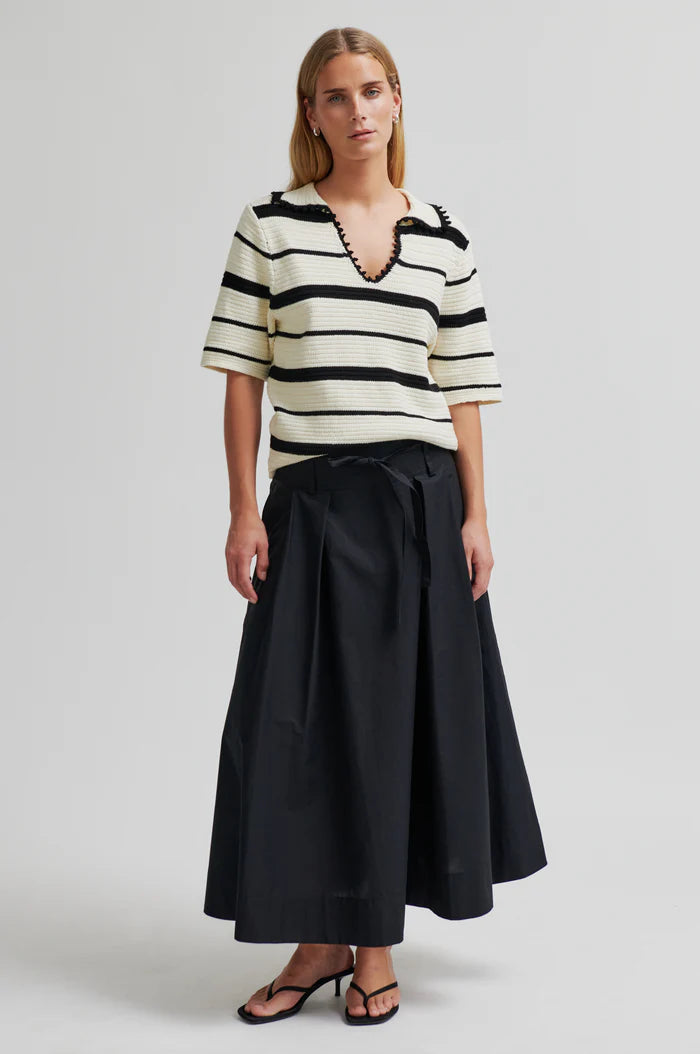 SECOND FEMALE LARKINI ROK ZWART - S. LABELS