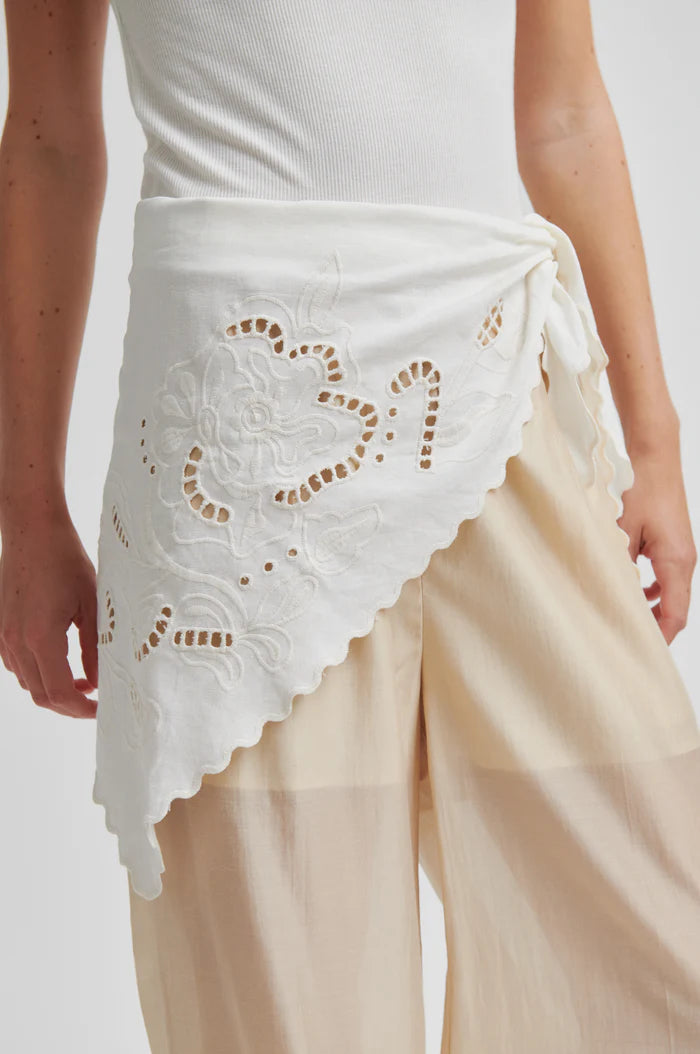 SECOND FEMALE VILEA HIP SCARF BEIGE - S. LABELS
