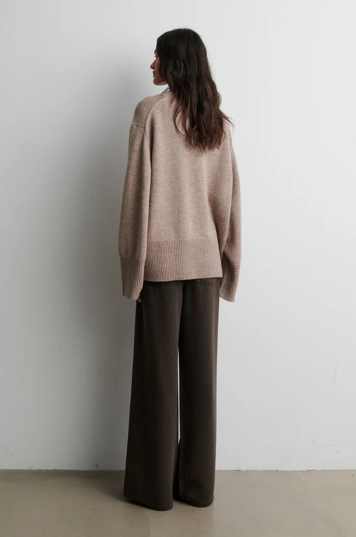 SECOND FEMALE JEANS IRVEN BLACK OLIVE