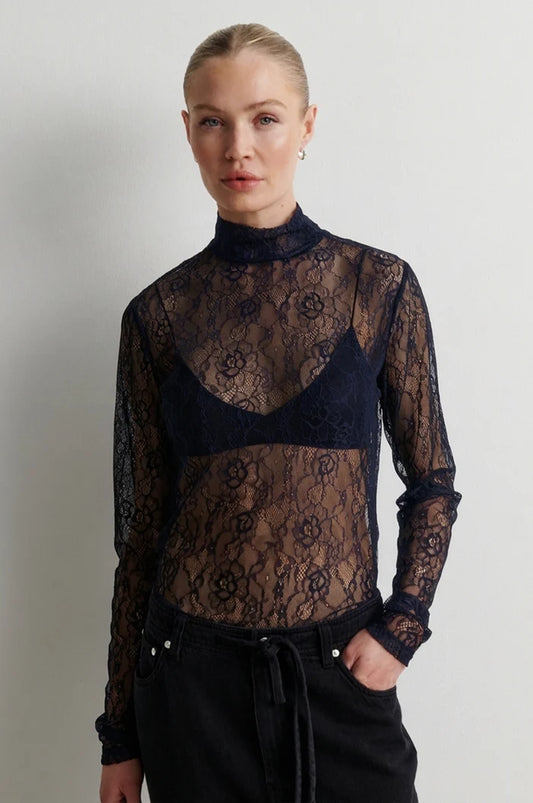 SECOND FEMALE T-SHIRT LURIA NIGHT SKY