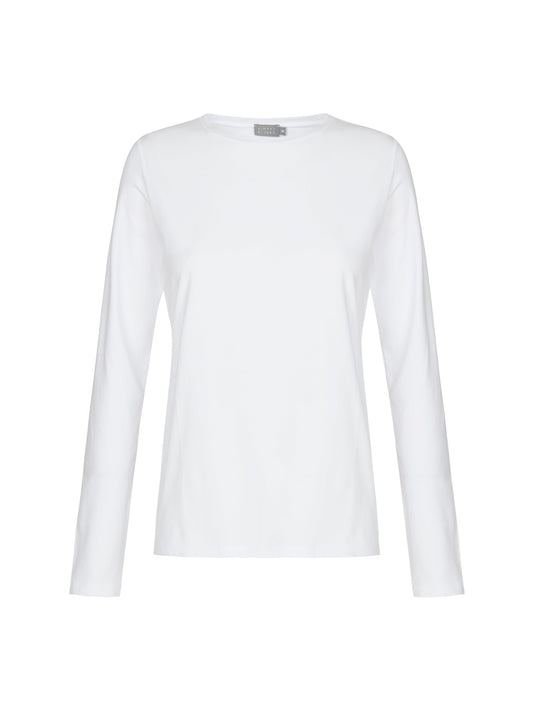 NO MAN'S LAND BASIC TEE LM WIT