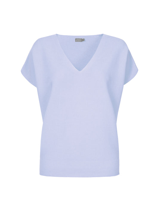 NO MAN'S LAND V NECK TOP LAVENDEL