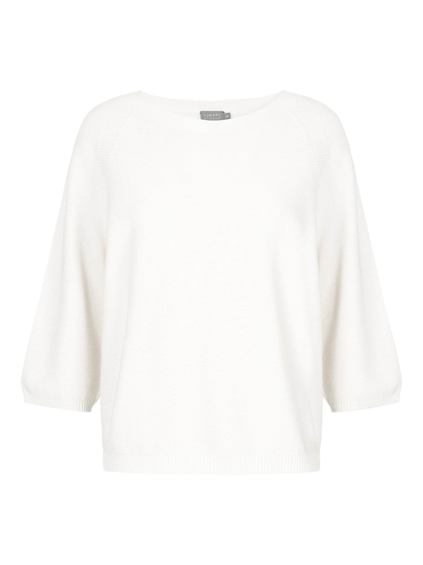 NO MAN'S LAND RONDE HALS TOP ECRU