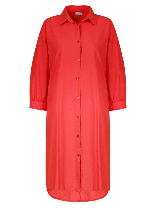 NO MAN'S LAND SHIRTDRESS FUCHSIA