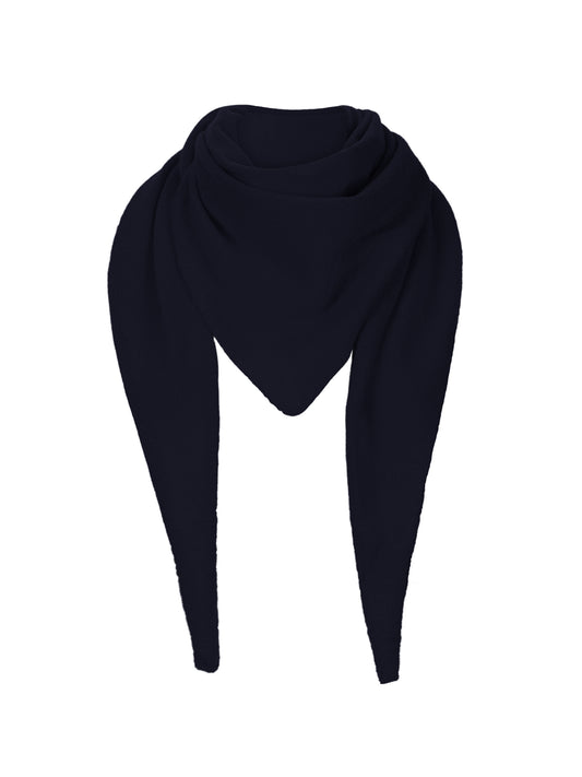 NO MAN'S LAND PUNTSJAAL MERINO CASHMERE DARK NIGHT
