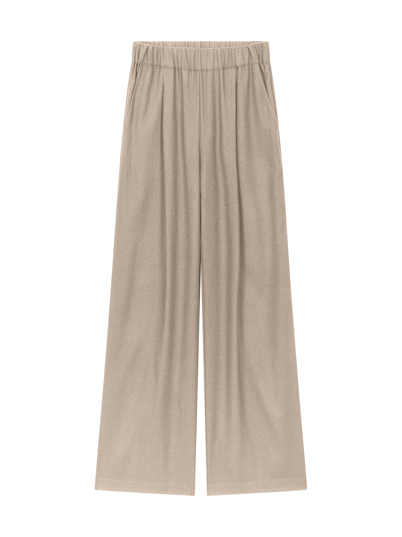 NO MAN'S LAND BANDPLOOI BROEK MET WOLMIX OATMEAL