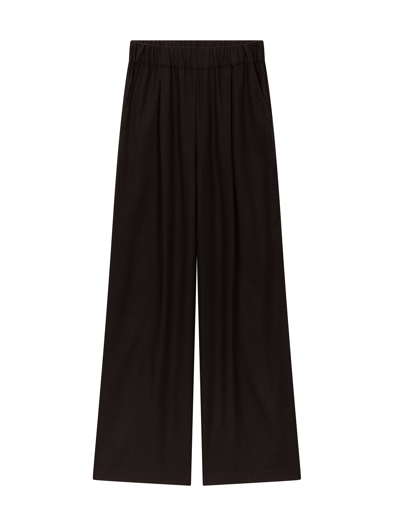 NO MAN'S LAND BANDPLOOI BROEK MET WOLMIX ESPRESSO