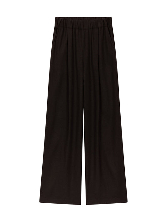 NO MAN'S LAND BANDPLOOI BROEK MET WOLMIX ESPRESSO