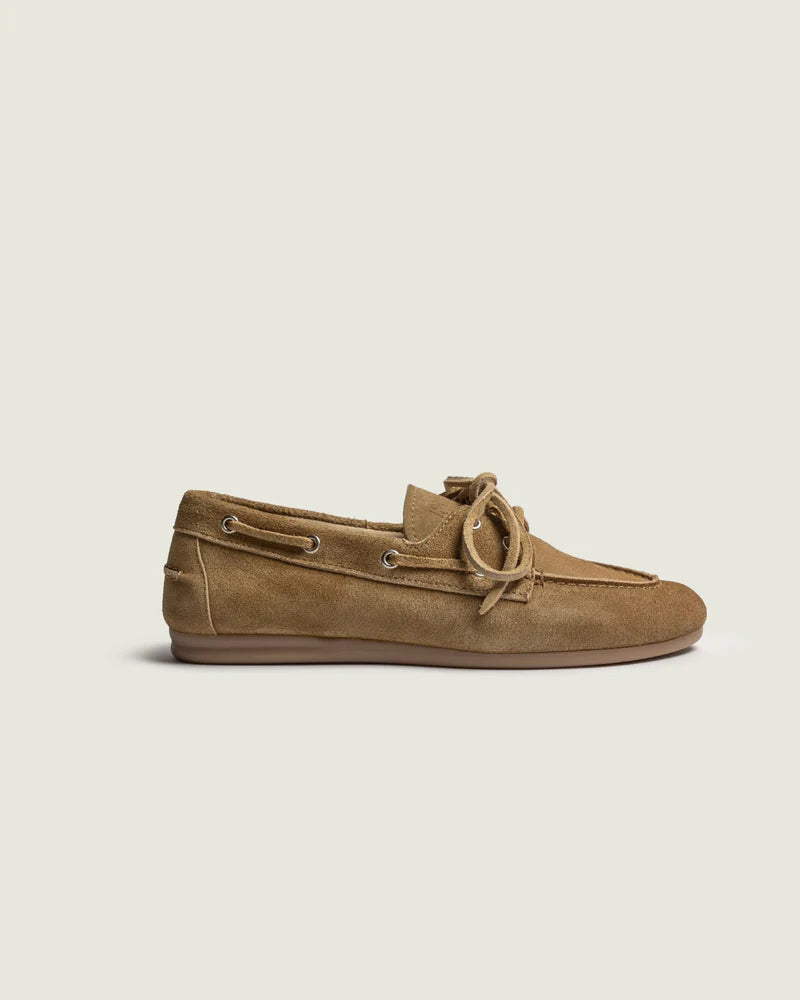 POSA BOAT LOAFER SUEDE TAN - S. LABELS