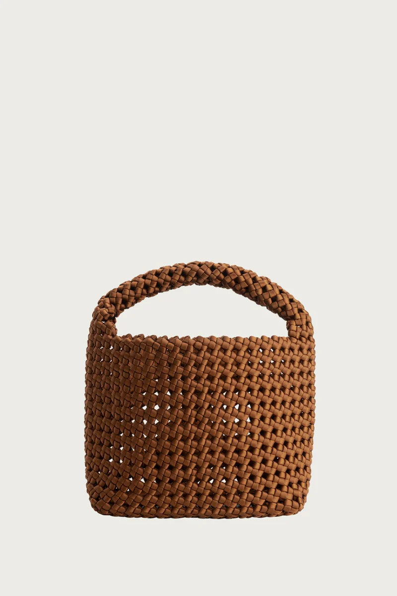 MARREA BASKET OPEN WEAVE AFFOGATO SATIN - S. LABELS