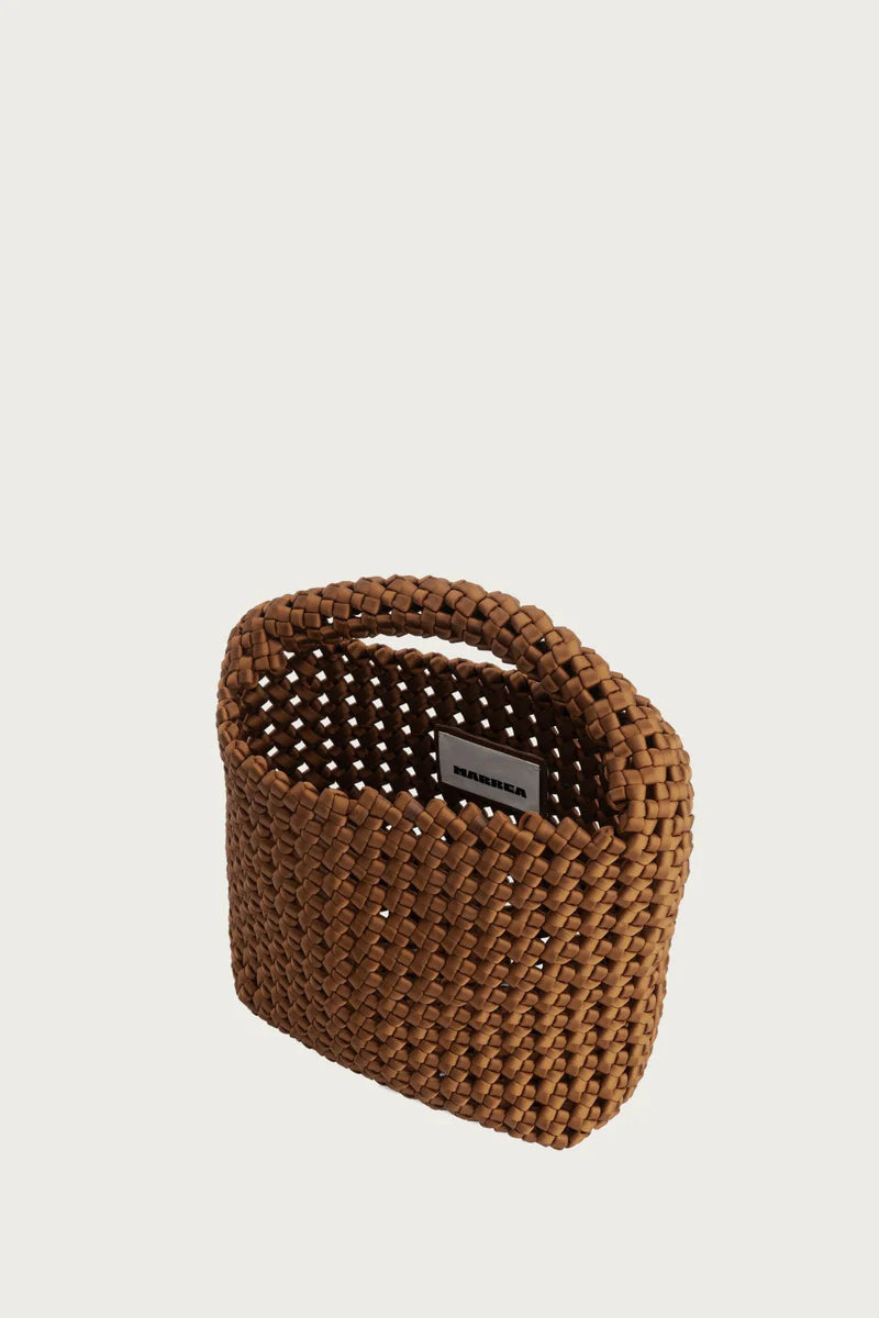 MARREA BASKET OPEN WEAVE AFFOGATO SATIN - S. LABELS