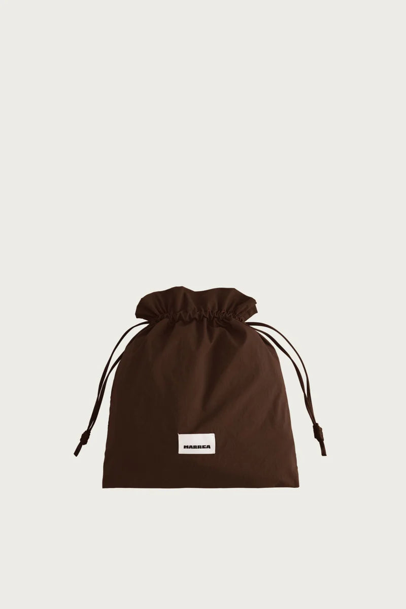 MARREA POUCH AFFOGATO SATIN - S. LABELS