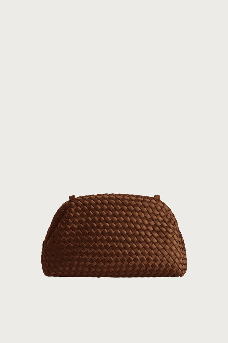 MARREA POUCH AFFOGATO SATIN - S. LABELS