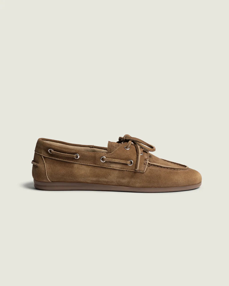 POSA BOAT LOAFER SUEDE CAMEL - S. LABELS