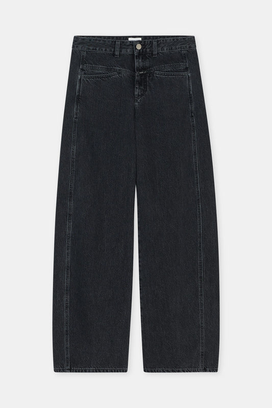 CLOSED TORI-X BARREL JEANS DARK GREY BLACK