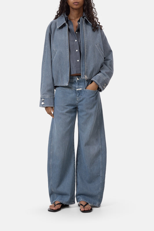 CLOSED TORI-X BARREL JEANS MID GREY
