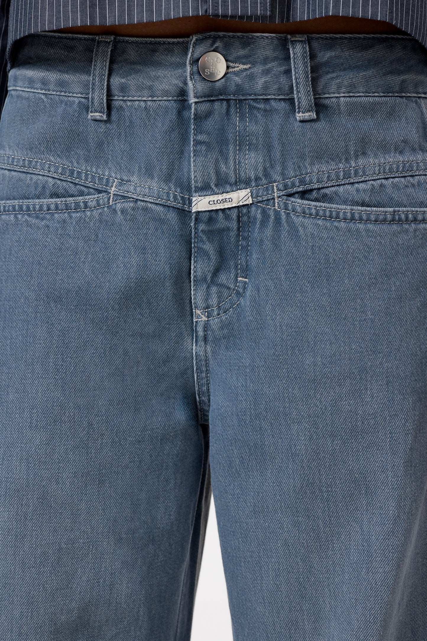 CLOSED TORI-X BARREL JEANS MID GREY