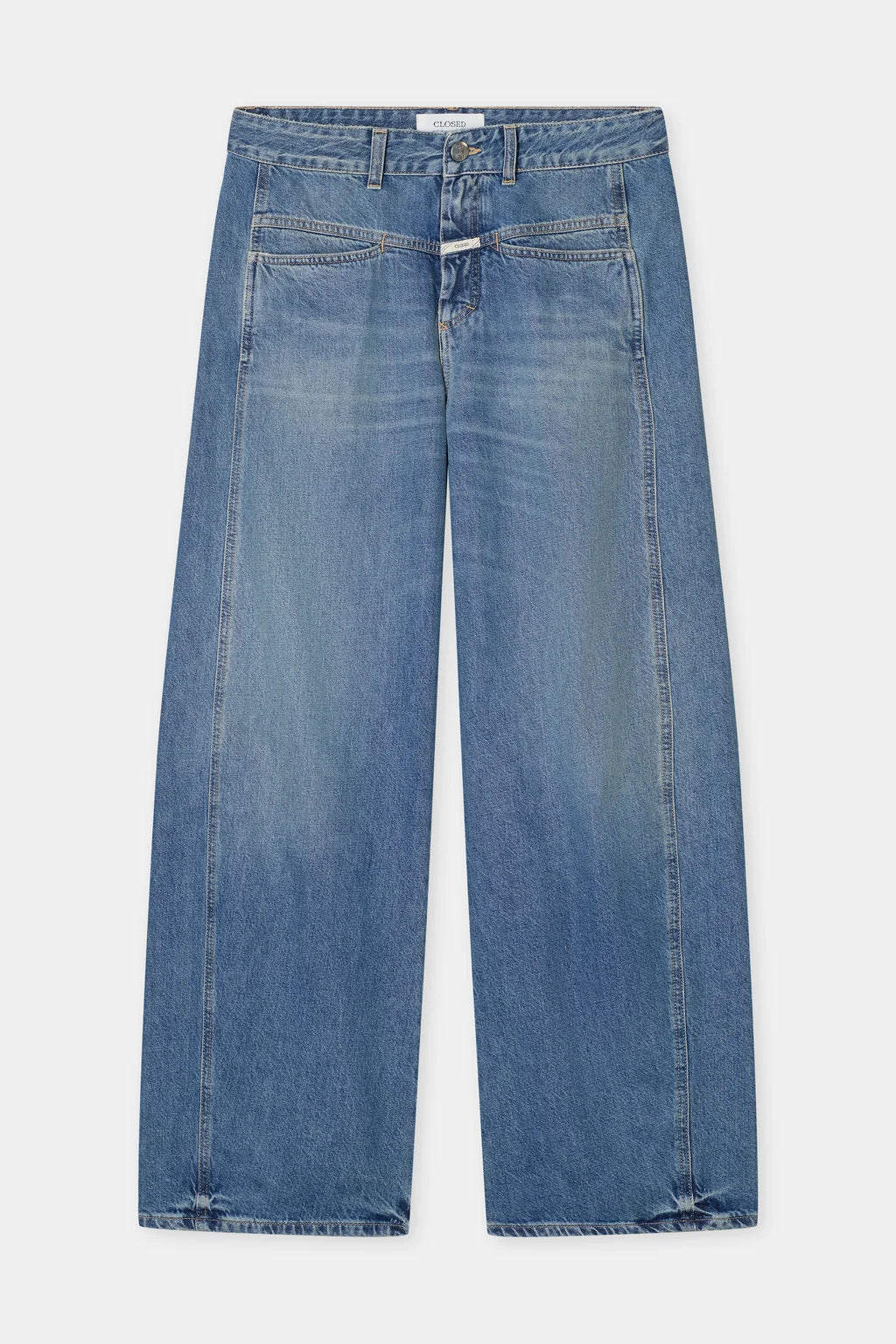CLOSED TORI-X BARREL JEANS MID BLUE - S. LABELS