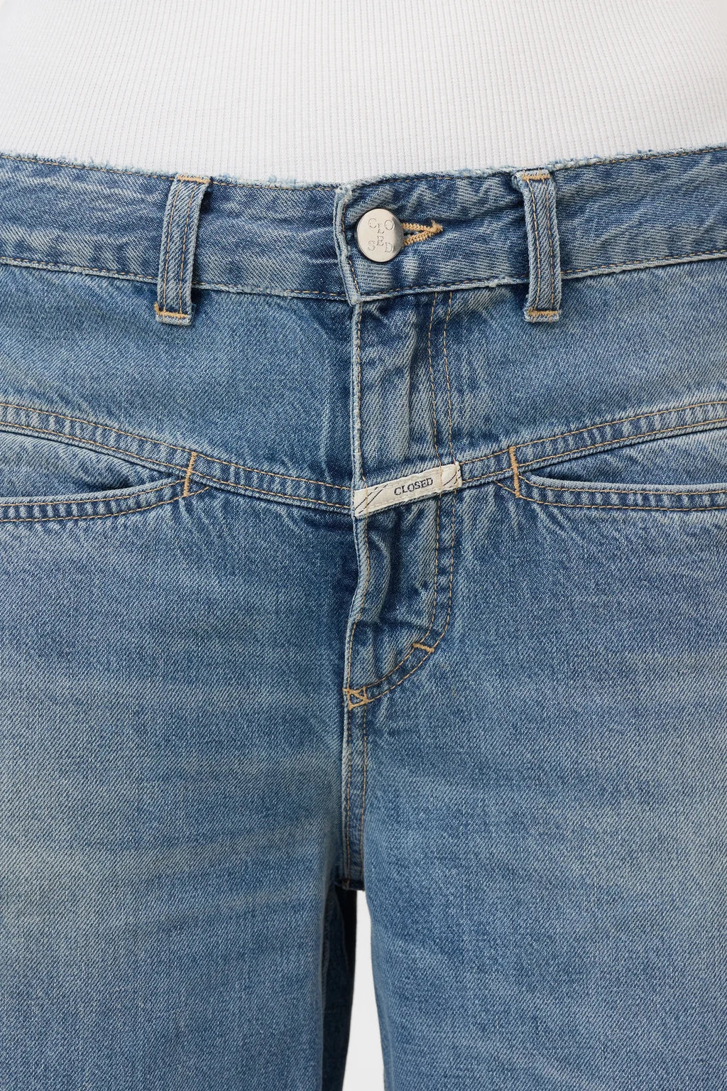 CLOSED TORI-X BARREL JEANS MID BLUE - S. LABELS