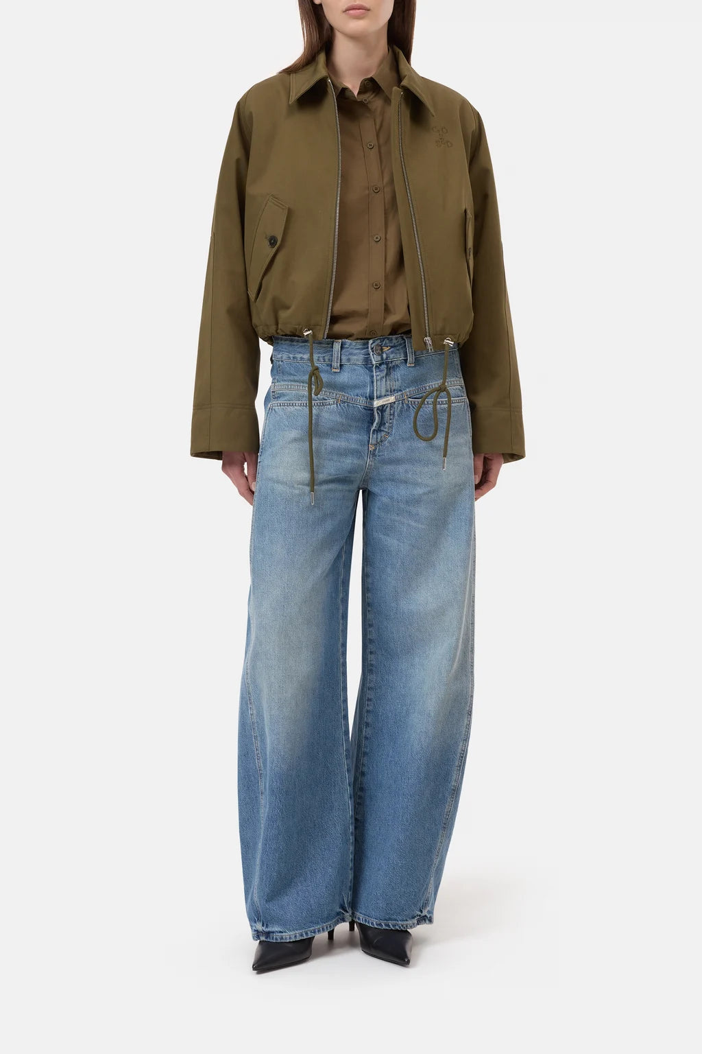 CLOSED BLOUSON JACK DEEP OLIVE - S. LABELS