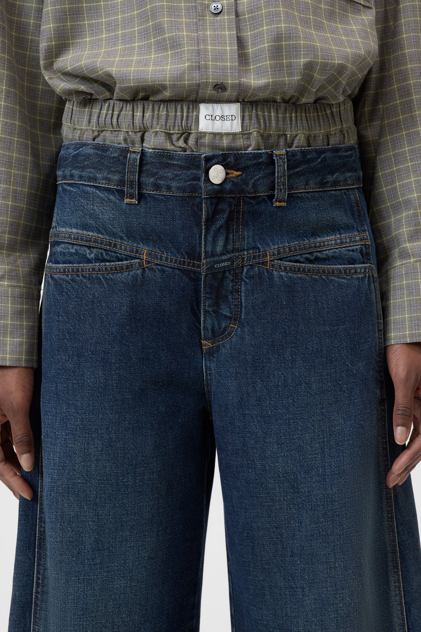 CLOSED TORI-X BARREL JEANS DARK BLUE