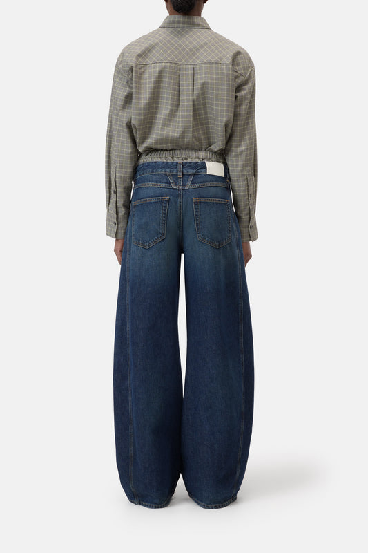 CLOSED TORI-X BARREL JEANS DARK BLUE