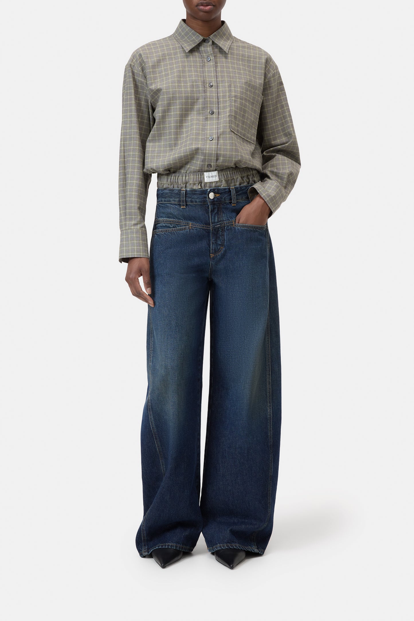 CLOSED TORI-X BARREL JEANS DARK BLUE