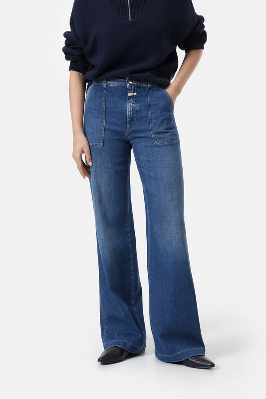 CLOSED ARIA FLARED JEANS MID BLUE